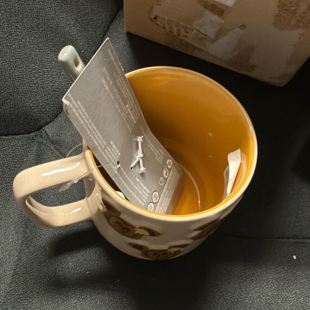 Disney AOP Mickey Buttery Waffles Ceramic Mug with Spoon - Picture 4 of 5